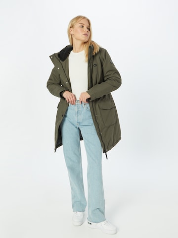 Parka mi-saison 'Reloved remake' Ragwear en vert