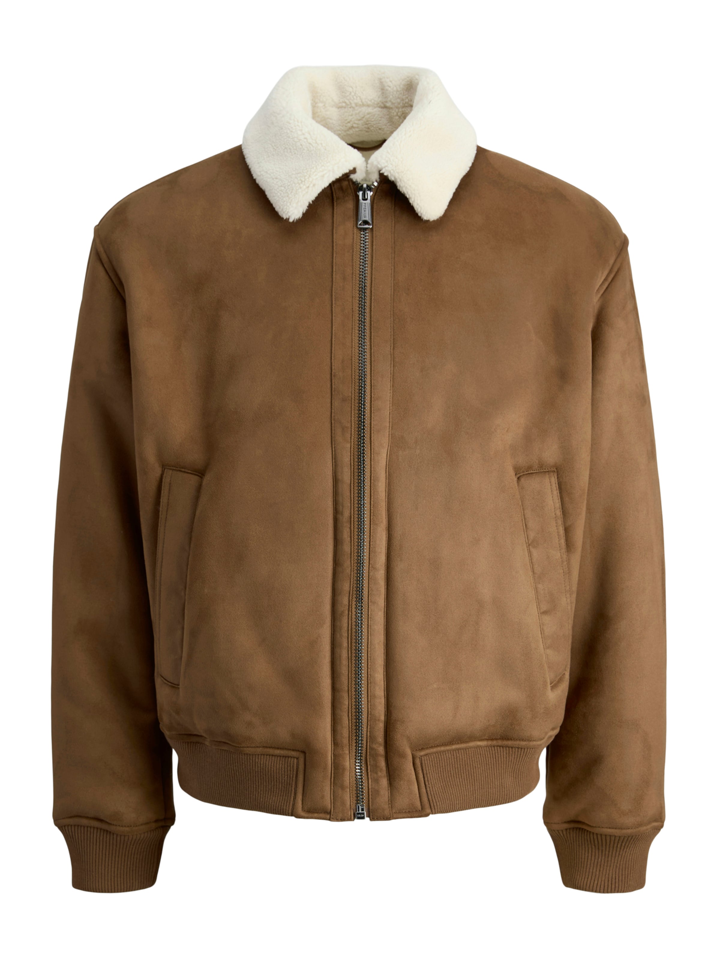 Giacca di mezza stagione 'JPRCCLUKE' Jack & Jones Premium di colore caramello / bianco, Visualizzazione prodotti