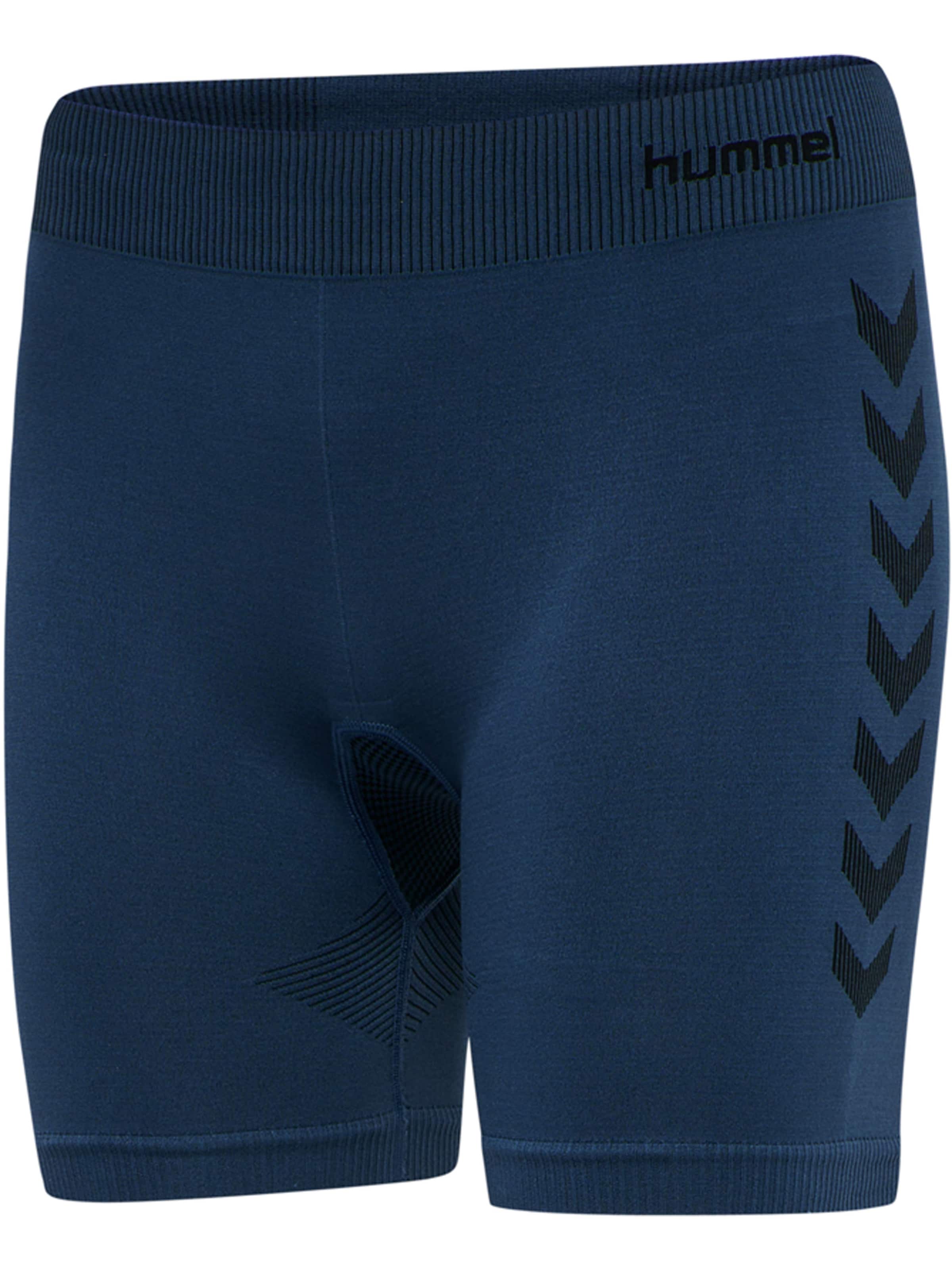 Hummel Skinny Funktionsbukser 'First' i blå: forside