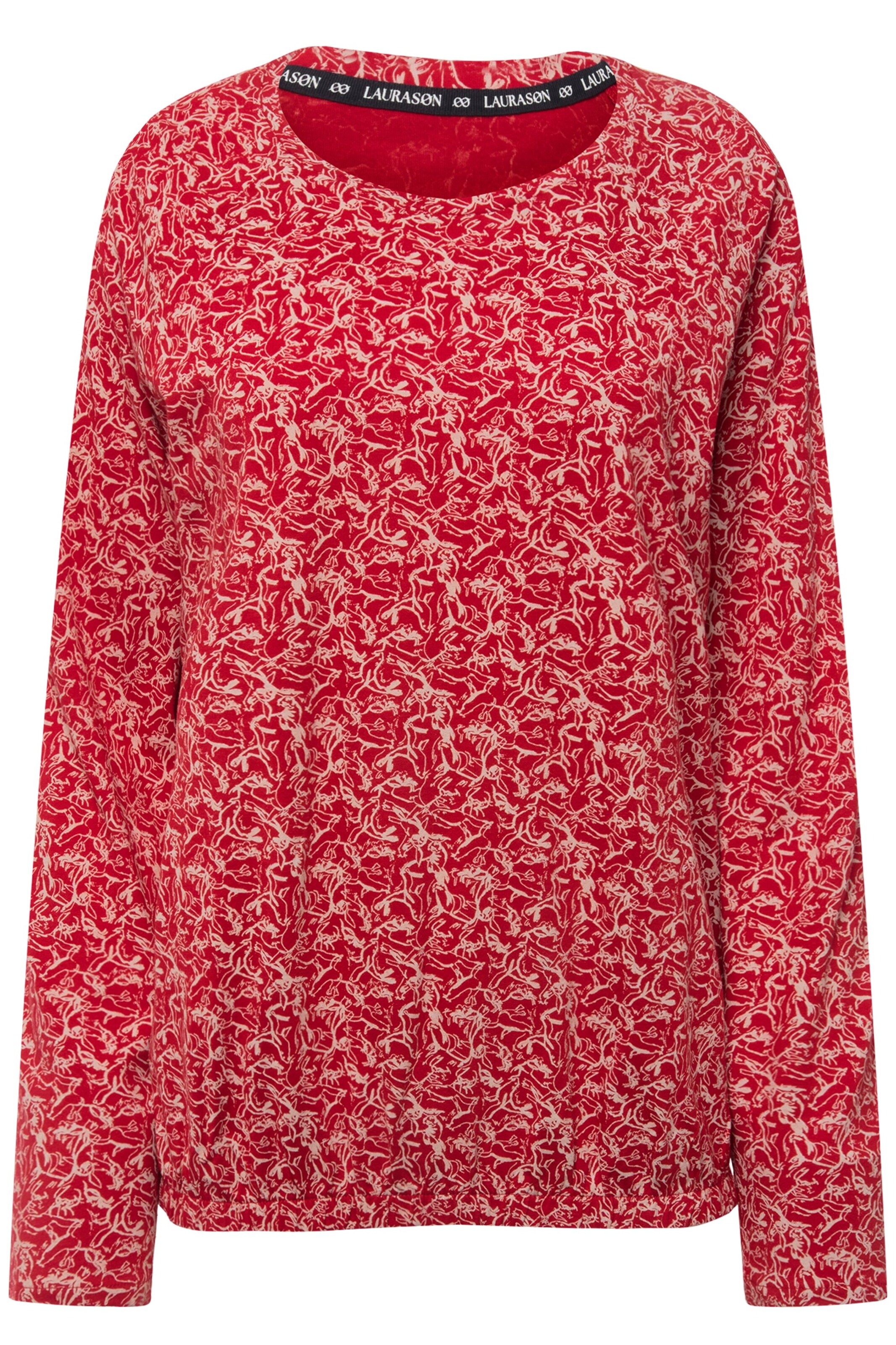 LAURASØN Shirt in Rood: voorkant