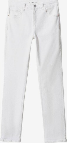 MANGO Slimfit Jeans 'Nayara' i hvid: forside