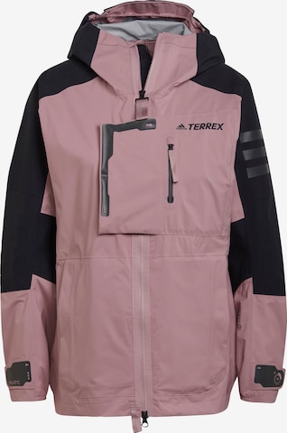 ADIDAS TERREX Outdoorjacke 'Xploric ' in Lila: predná strana