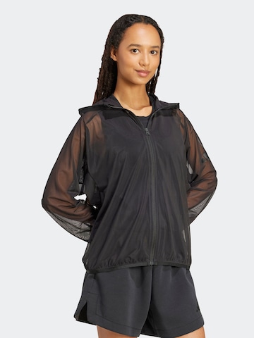 ADIDAS SPORTSWEAR Športová bunda 'ALL SZN' - Čierna: predná strana