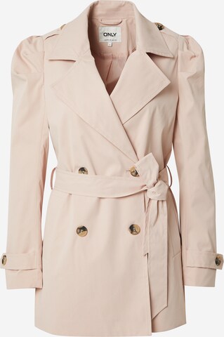 ONLY Between-seasons coat 'ORCHID' in Pink: front