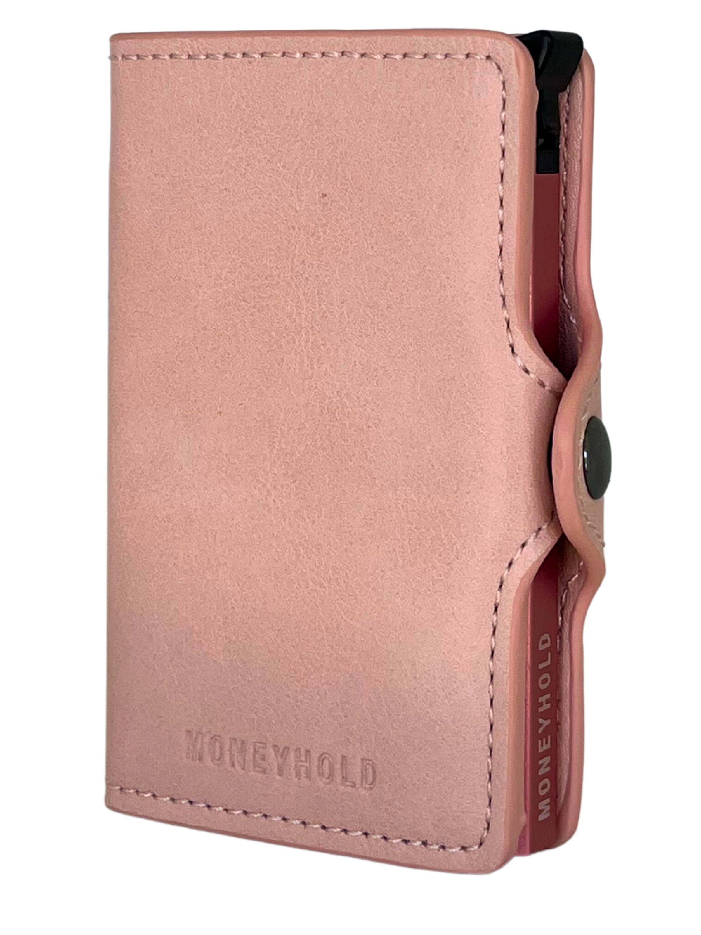 Portamonete di Moneyhold in rosa: frontale