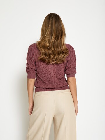 Pullover 'Lamina' di minus in rosso