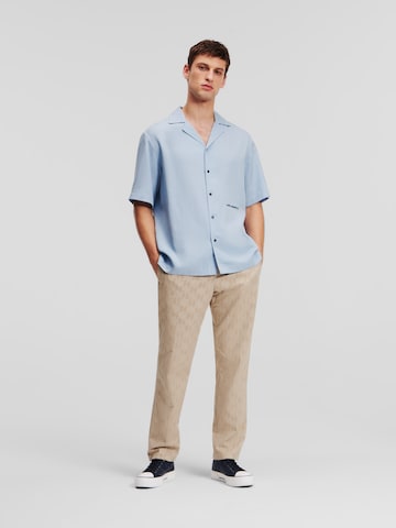 Karl Lagerfeld - Ajuste confortable Camisa en azul