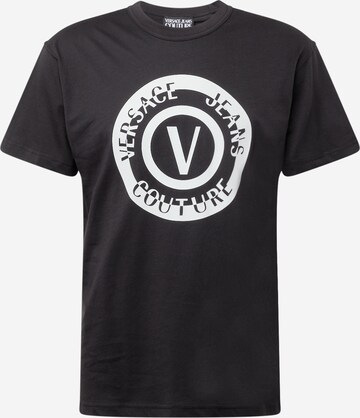 T-Shirt Versace Jeans Couture en noir : devant