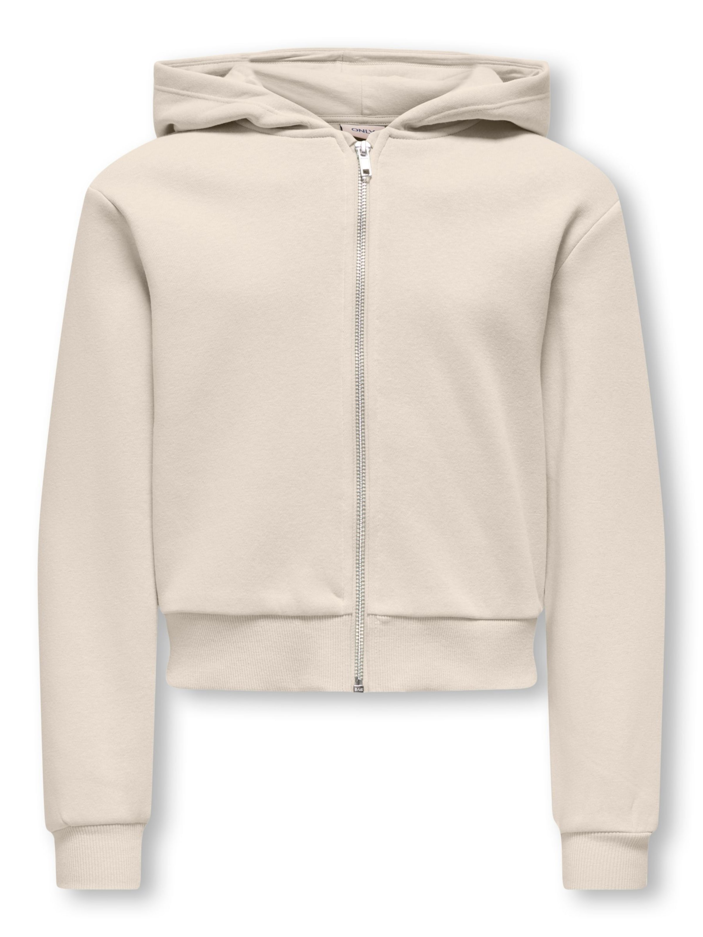 ONLY GIRLS - Sudadera con cremallera 'KOGSweat' en gris: frente
