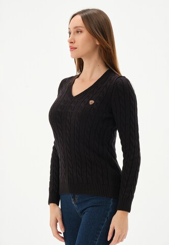 Giorgio di Mare Pullover in Schwarz