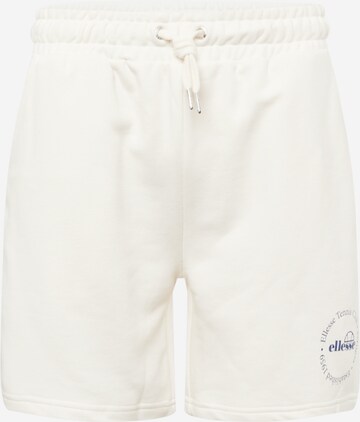 ELLESSE Regular Trousers 'Fontanza' in White: front