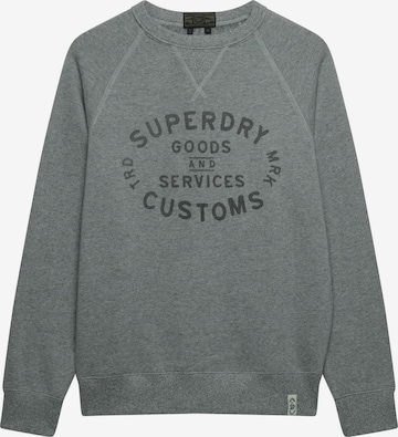 Sweat-shirt Superdry & Co en gris : devant