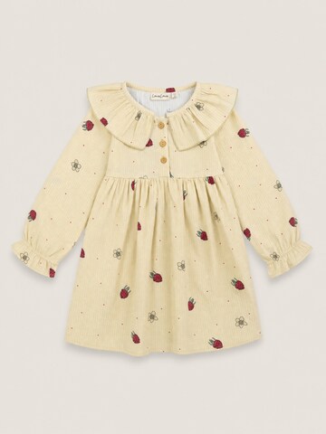 LouieLouie Kjole 'Lilly Raspberry dream' i beige: forside