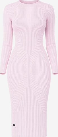 Süel knitwear - Vestido de punto 'Gabi' en rosa: frente