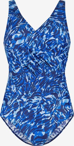 Ten Cate Classic Swimsuit in Blue: front