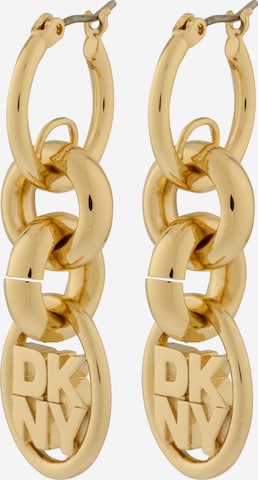 DKNYNaušnice - zlatna boja: prednji dio