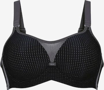 ANITA BH 'performance wireX' in Schwarz: Vorderseite