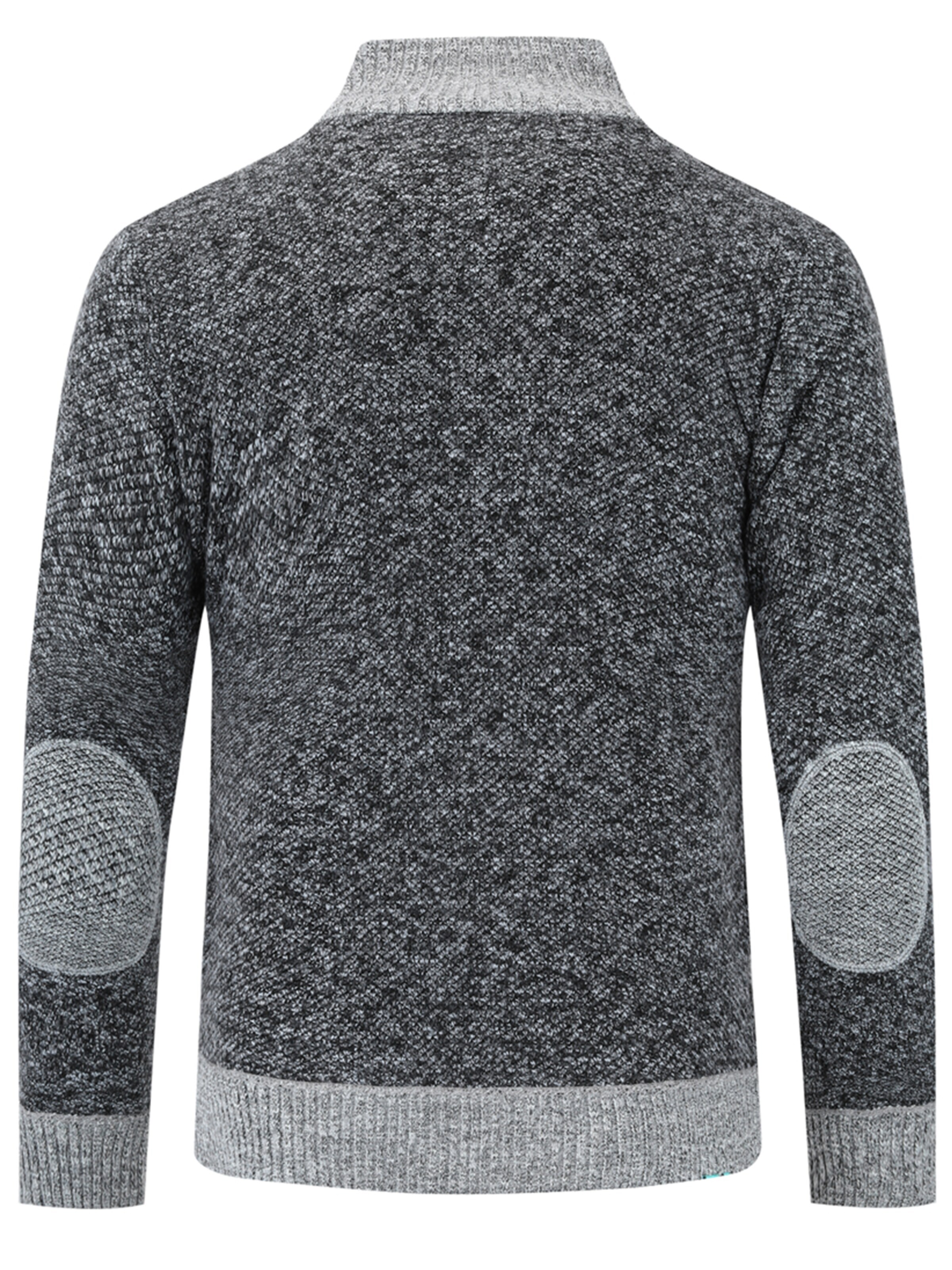 ALLTHEMEN Strickjacke 'Maschenspiel'‌ in Grau