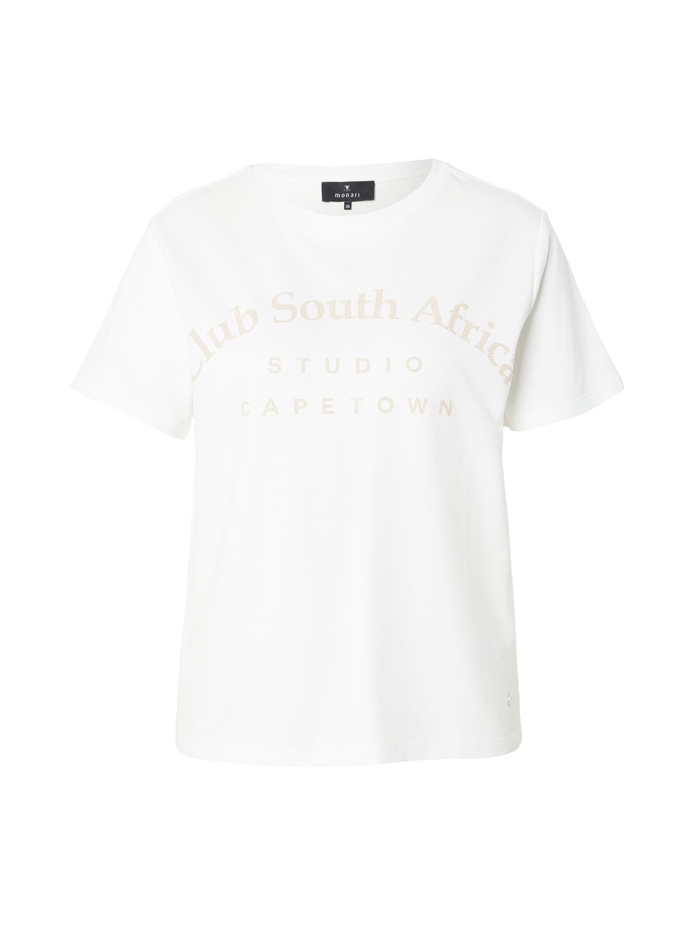 balts monari T-Krekls: no priekšpuses