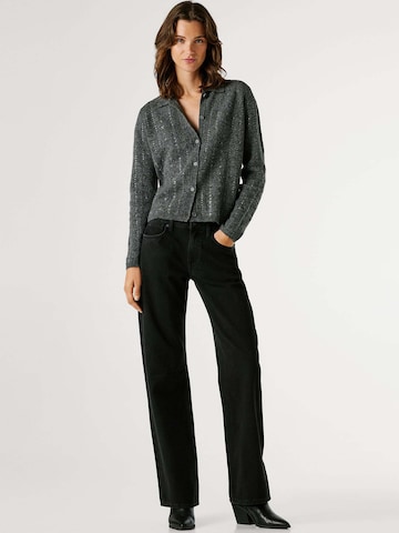 Pepe Jeans Knit cardigan 'ELAINE' in Grey