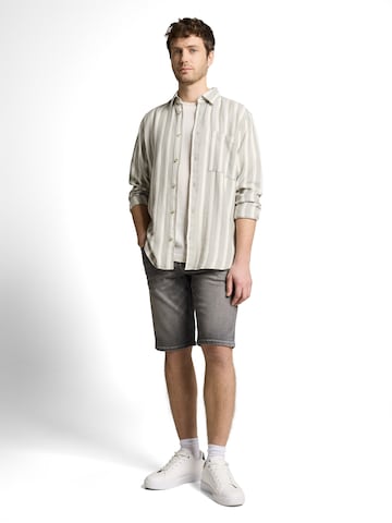 TOM TAILOR Normalny krój Jeansy 'JOSH' w kolorze szary