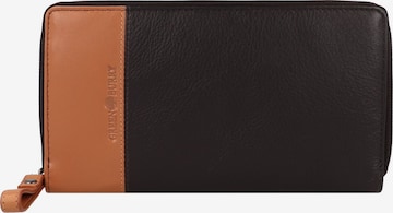 GREENBURRY Wallet 'Nappa' in Brown: front