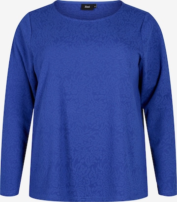 Zizzi - Blusa em azul: frente