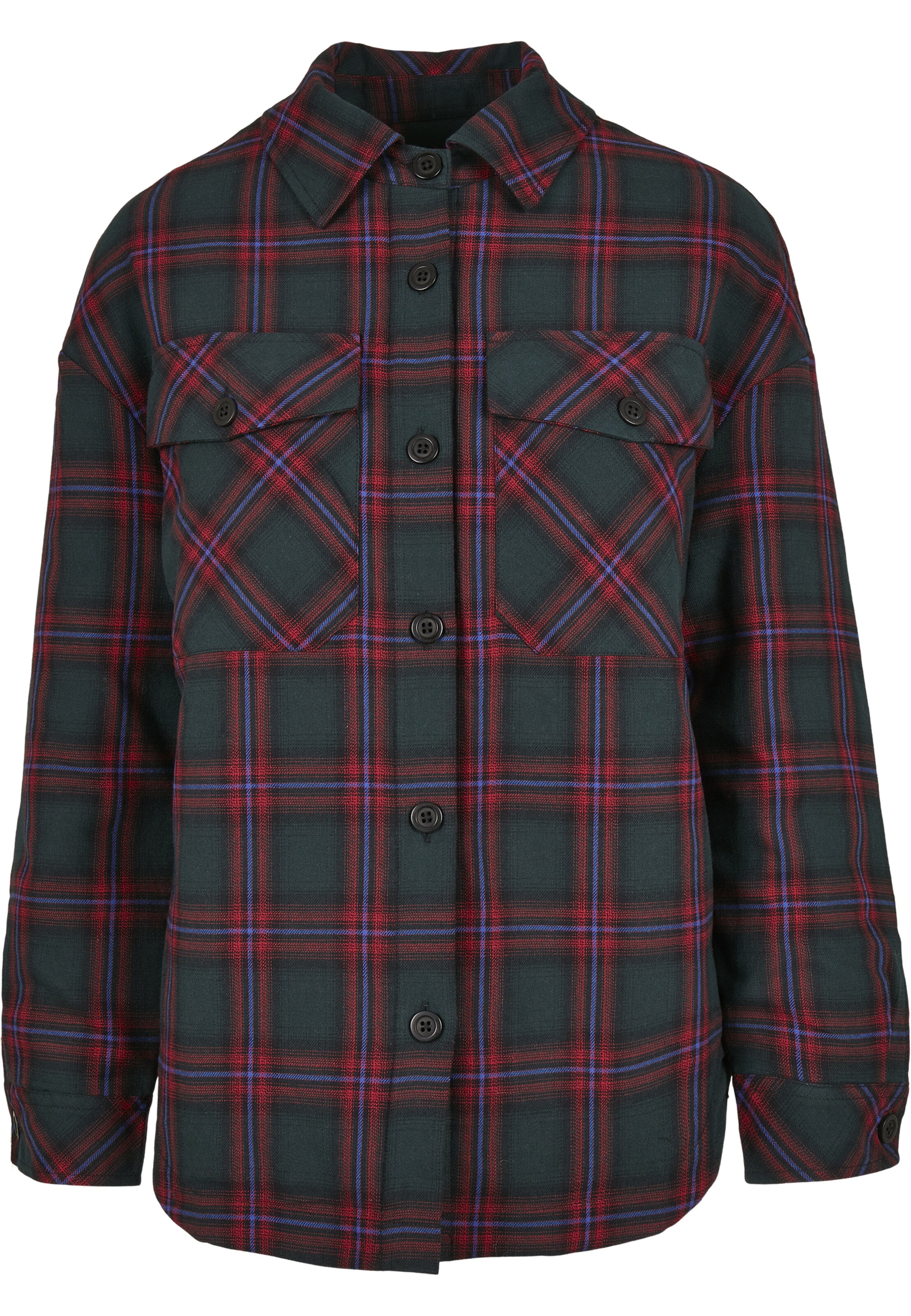 Urban Classics Bluse in Grün: Vorderseite