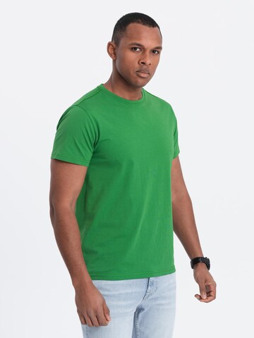 Ombre Shirt 'OM-TSBS-0146' in Groen: voorkant