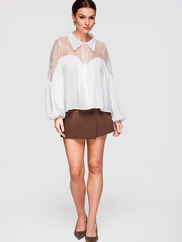 Camicia da donna di Ombre in bianco
