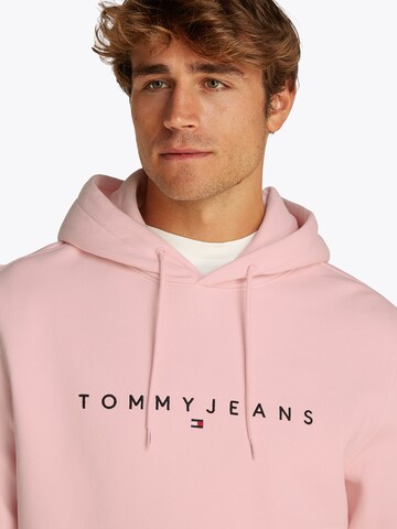 Felpa di Tommy Jeans in rosa