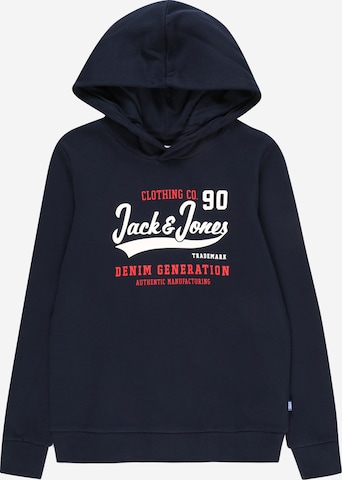 Jack & Jones Junior Majica | modra barva: sprednja stran