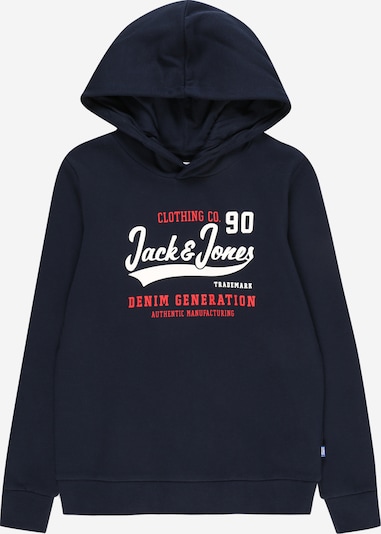 Jack & Jones Junior Mikina - tmavě modrá / červená / bílá, Produkt