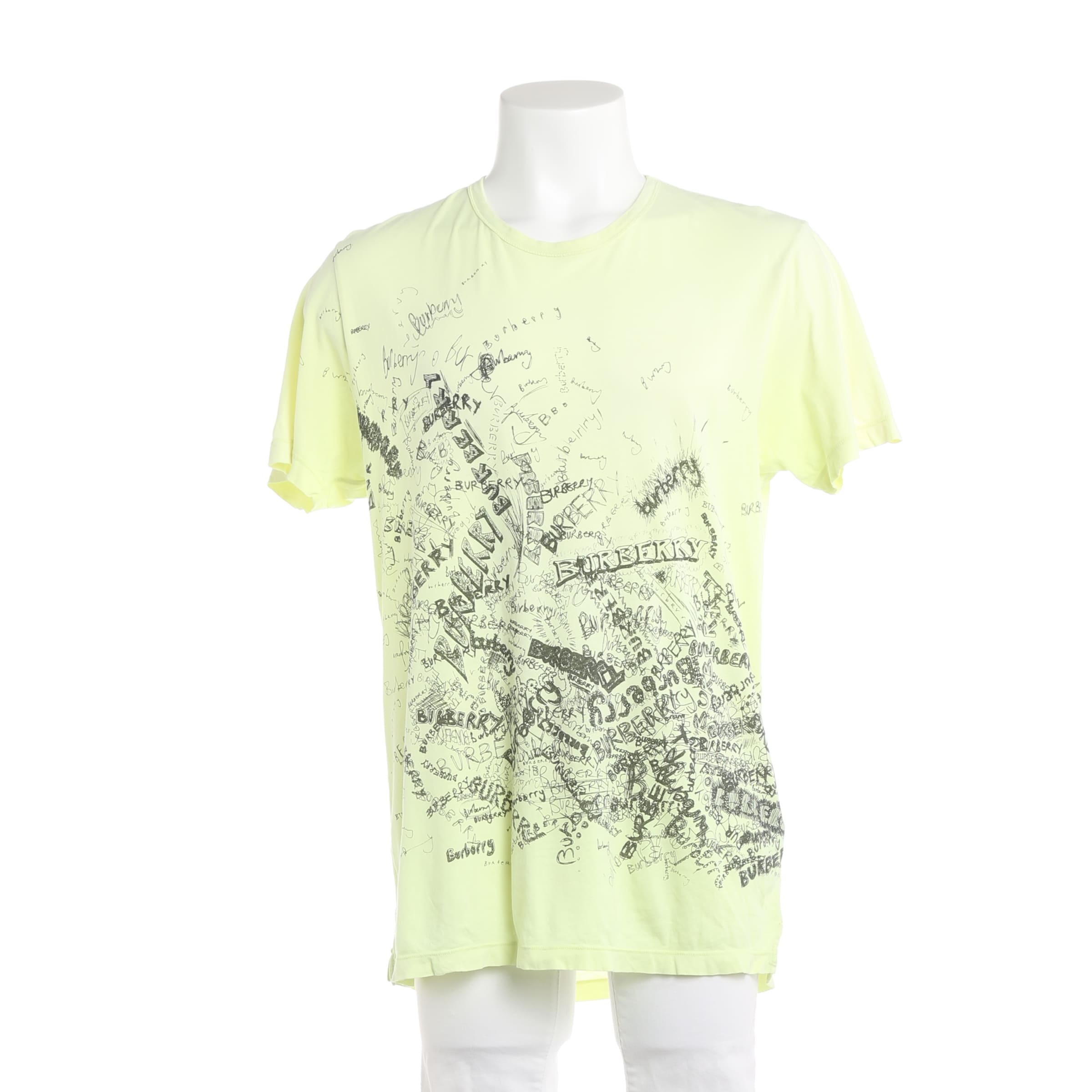 BURBERRY T-Shirt in M in gelb, Produktansicht