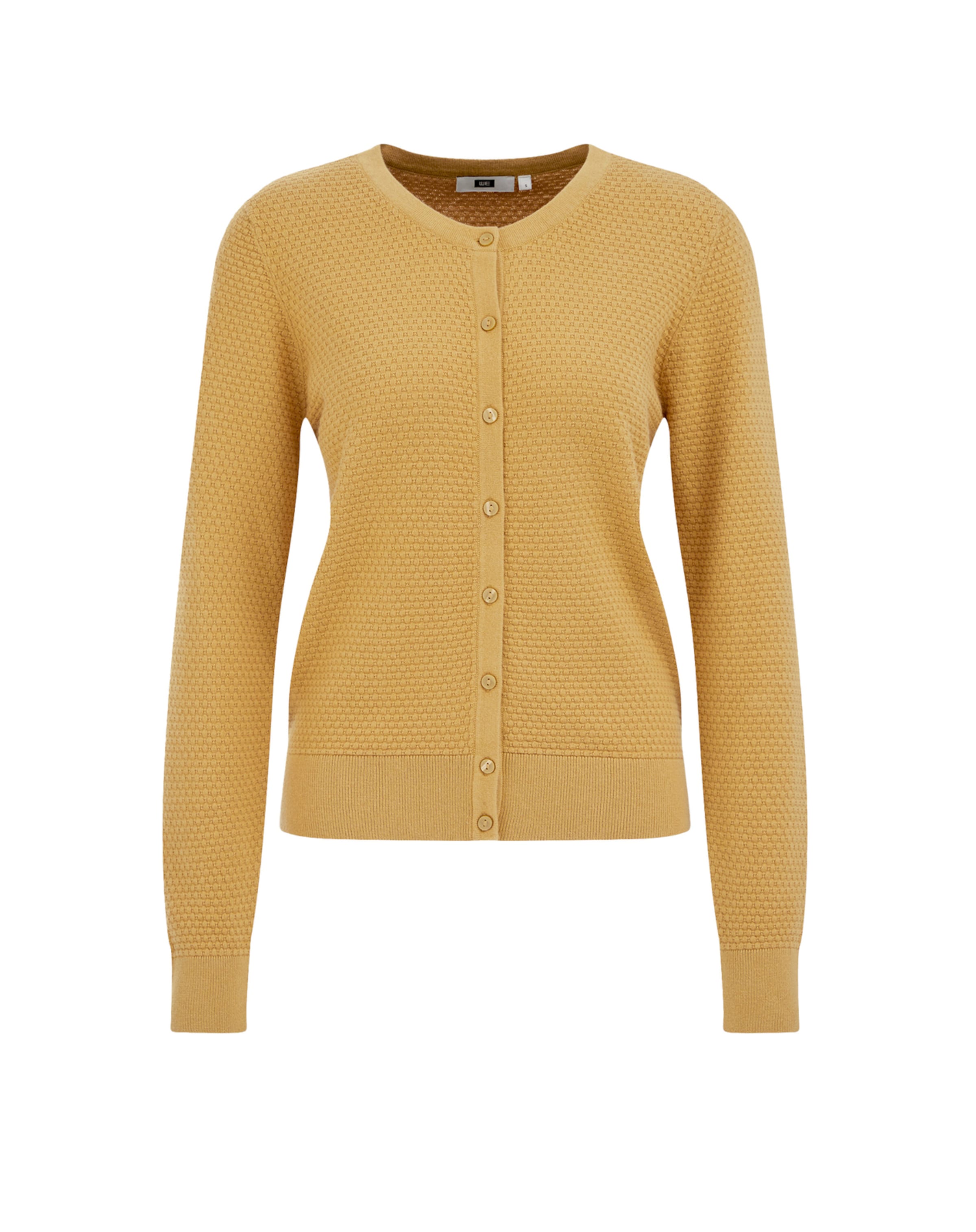 WE Fashion - Cárdigan en amarillo: frente