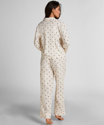 Hunkemöller Pyjamahose in Weiß