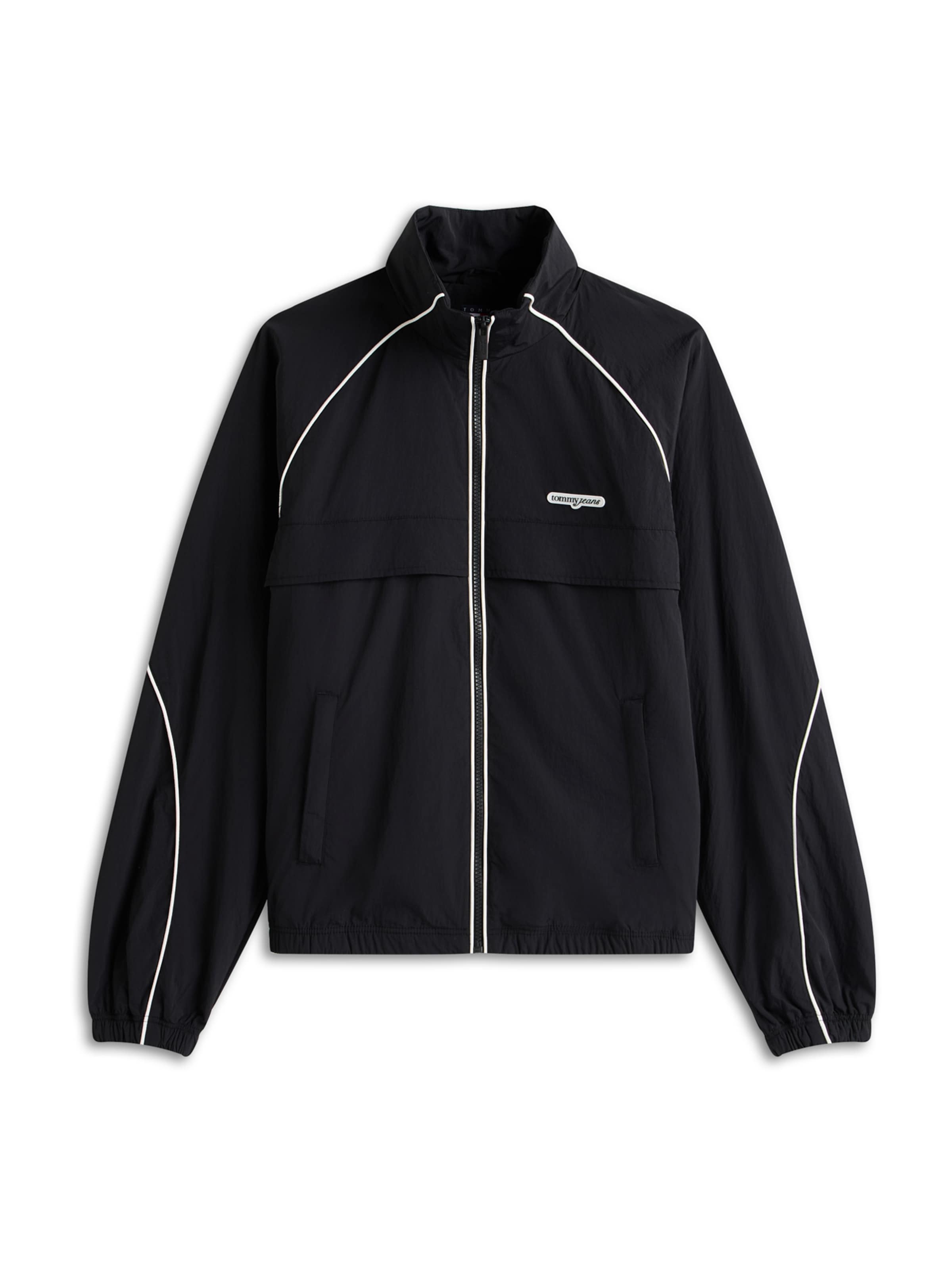 Tommy Jeans Átmeneti dzseki - fekete: elől