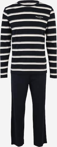 Marc O'Polo Pitkä pyjama värissä sininen: etupuoli