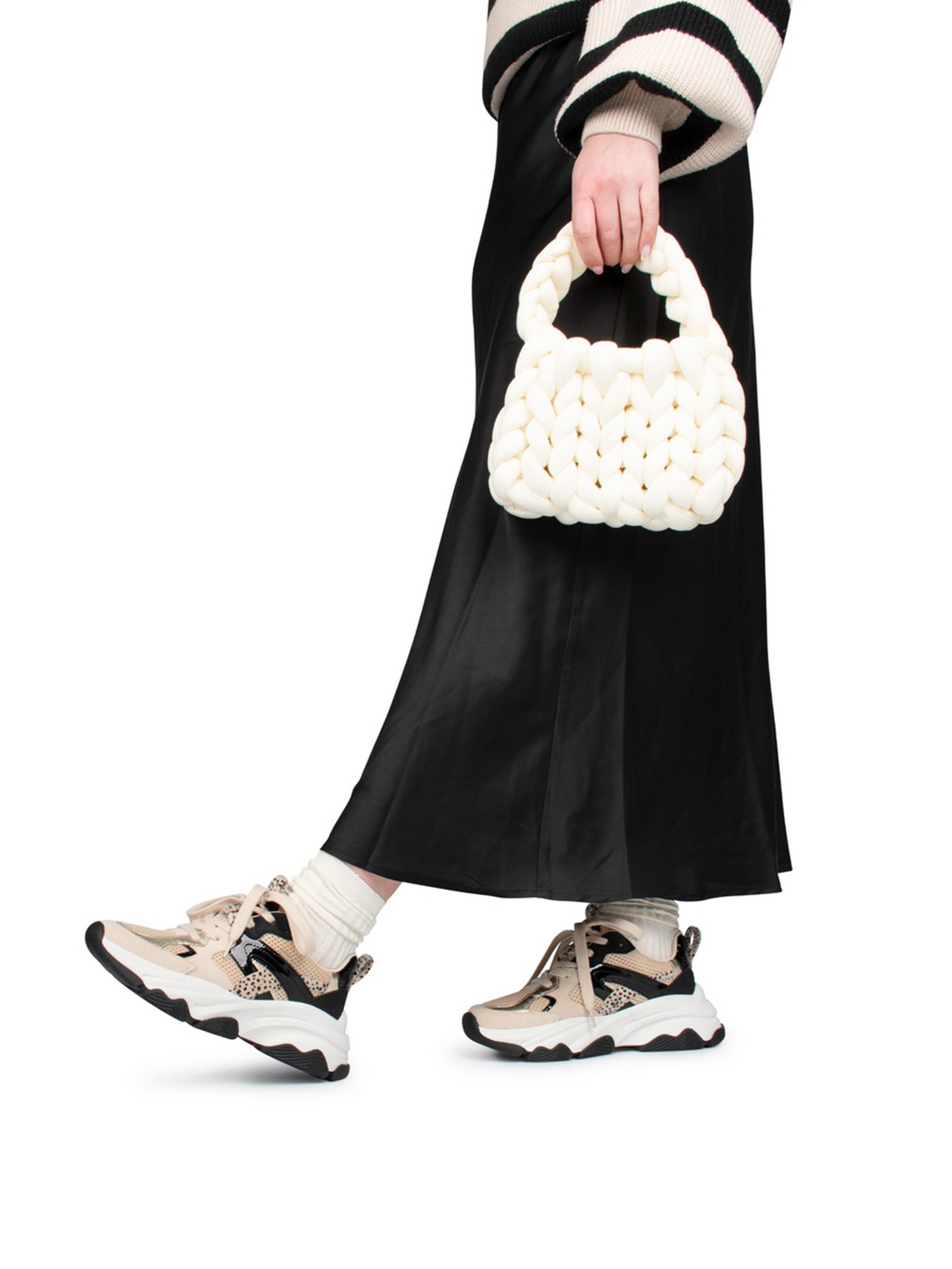 Baskets basses 'Gigi' POSH by Poelman en beige