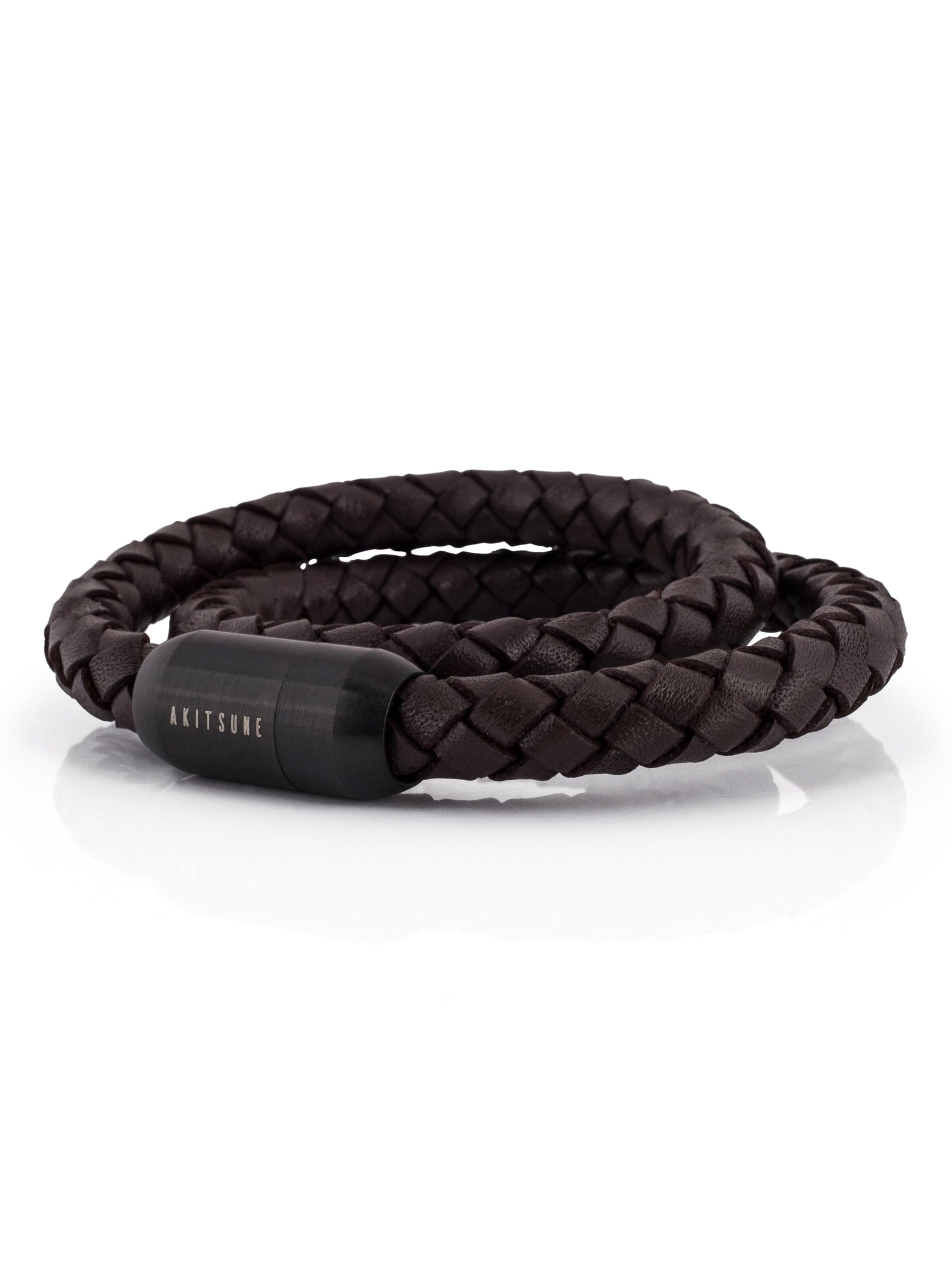 Akitsune Bracelet 'Navis' in Brown: front