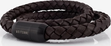 Akitsune Bracelet 'Navis' in Brown: front