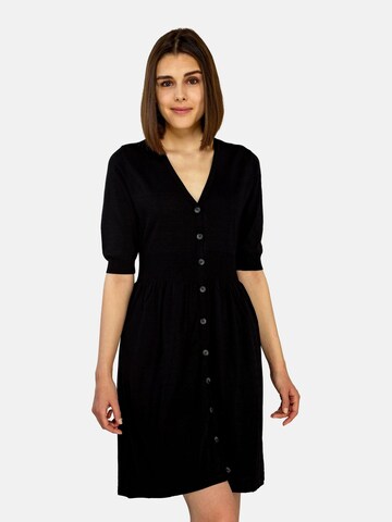 TOOche Shirt Dress 'Nero' in Black: front