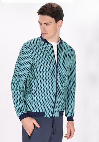 Mo ATHLSR Between-Season Jacket in Green: front