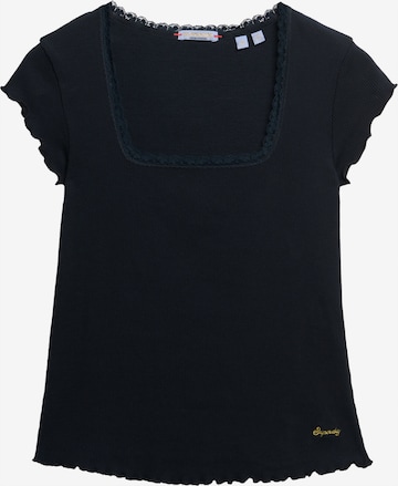 T-shirt 'Essential' Superdry en noir : devant
