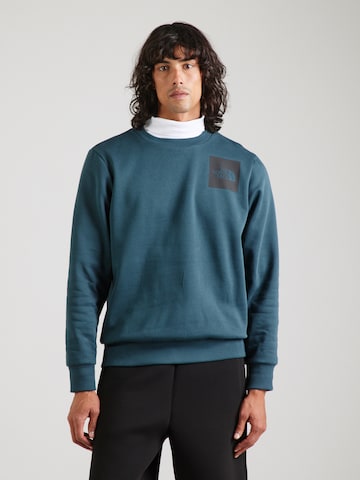 Sweat-shirt 'FINE' THE NORTH FACE en bleu : devant