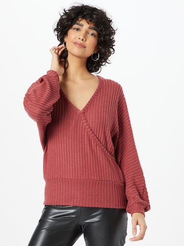 Pull-over NEW LOOK en rouge : devant