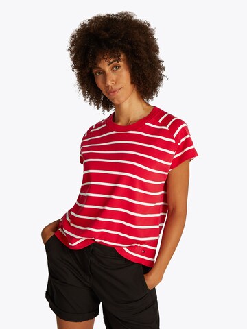 TOMMY HILFIGER - Camiseta en rojo: frente