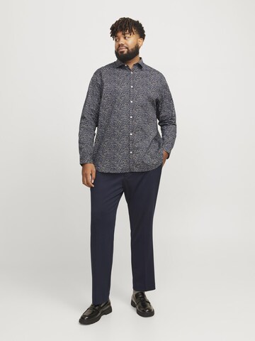 Jack & Jones Plus Regular fit Overhemd in Blauw