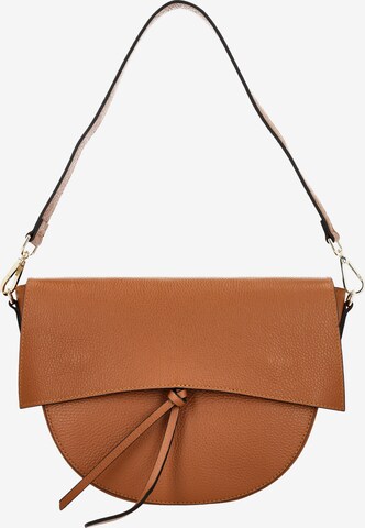 faina Crossbody Bag in Brown: front