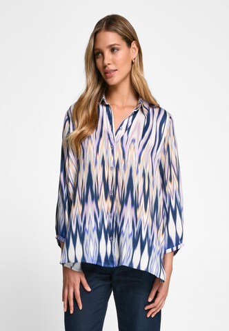 Peter Hahn Blouse in Lila: voorkant